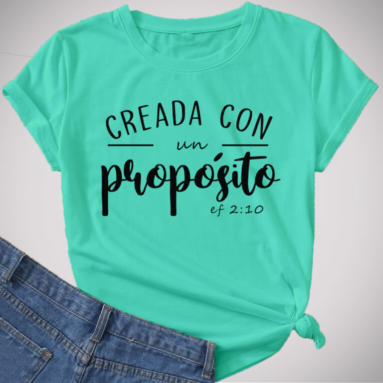 Camiseta Cradada Con Un Propósito