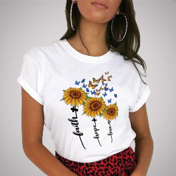 Camiseta Faith Hope Love